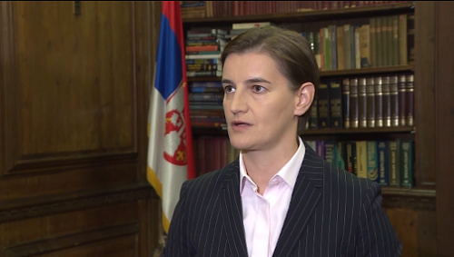 Brnabić: Hvala Trampu u ime svih građana Srbije