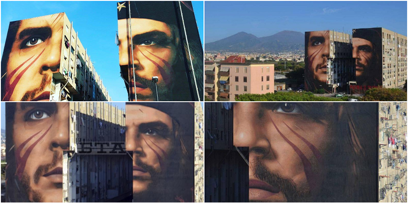 Ogromni murali Če Gevare novi su zaštitni znak Napulja