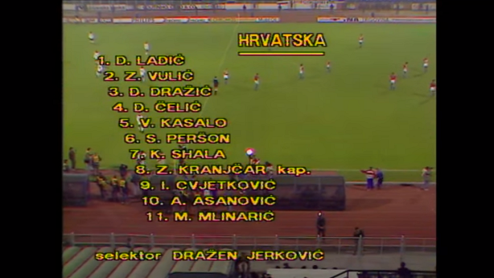 Hrvatska reprezentacija još 1990., dok je postojala SFRJ, odigrala prvi meč sa SAD