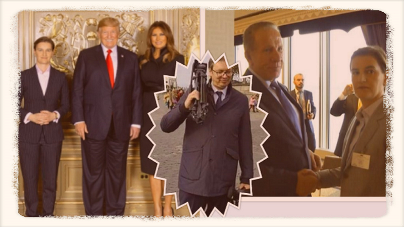 Legenda kaže da je Tramp rekao: „Srbi su dobri ljudi, a Budimpešta divan grad“ dok je Ana ponosno treptala kao sojka na jugovinu 