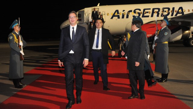 Vučić doputovao u Kazahstan