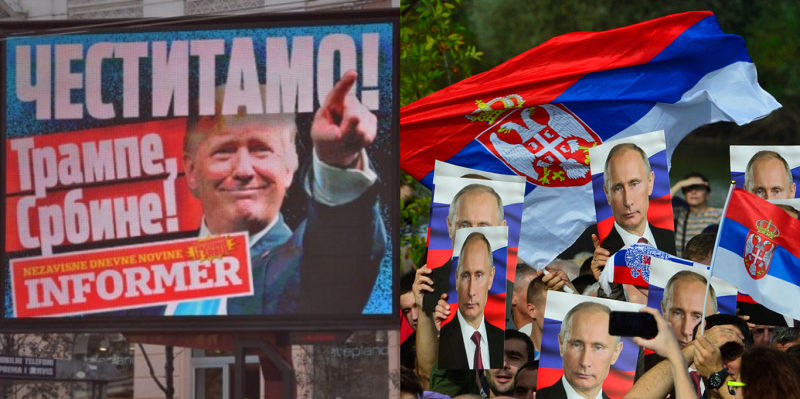  Narod koji se deli po tome da li treba dati dupe Rusima, ili Amerima, treba ozbiljno da se zamisli šta s njim nije u redu, jer je ideja da dupe i ne mora da se da, sasvim iščezla iz Srba.