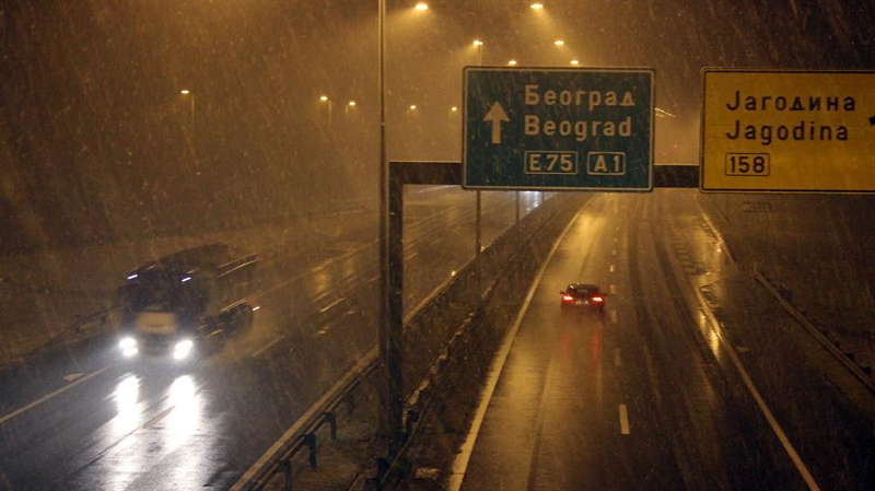 Prava mećava u Pomoravlju , zabeleo se Beograd