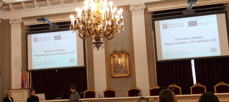 "Razgovarajmo o Evropskoj uniji": Mač se mora zameniti perom