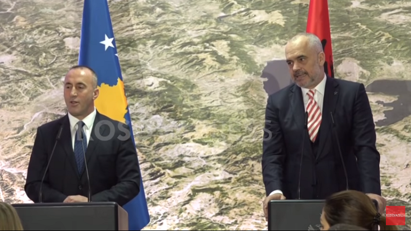 Rama i Haradinaj: Ujedinjenje ekonomija Kosova i Albanije, ukidanje carina, ukidanje rominga...