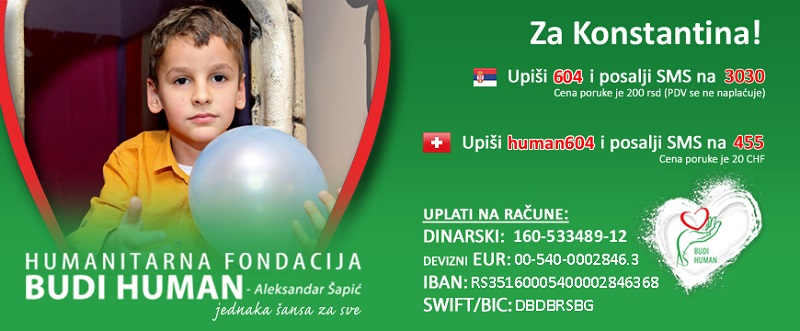 Za Konstantina - BUDI HUMAN
