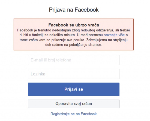 Facebook i Instagram su "pali" širom sveta
