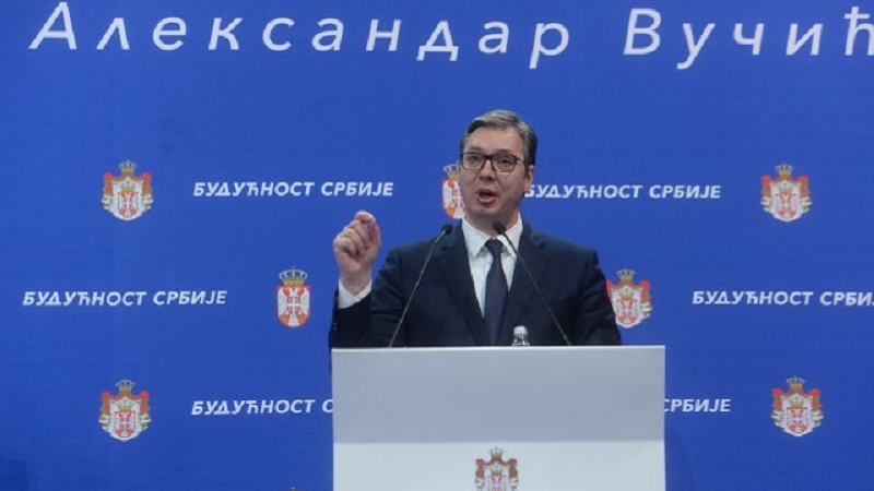 Vučić stigao u Predsedništvo, obraćanje u podne